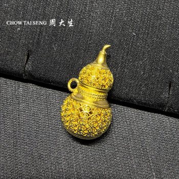 周大生金缕云葫挂坠HJN58389（8g）