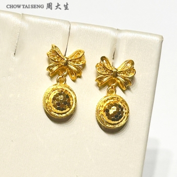 周大生结系星辉耳饰HJR58306（7g）